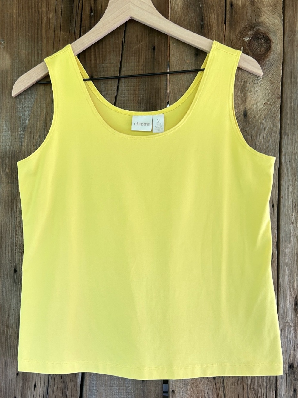 Chico’s Tank Top Size (Chico's 2) US 12-14/Large Bright Yellow